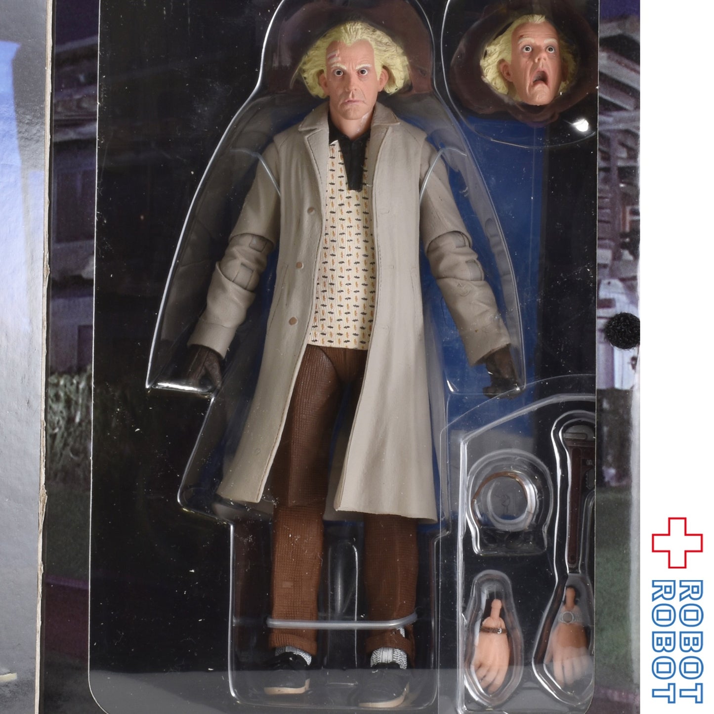 ネカ バック・トゥ・ザ・フューチャー ドク エメット・ブラウン アルティメット 7インチ アクションフィギュア 未開封