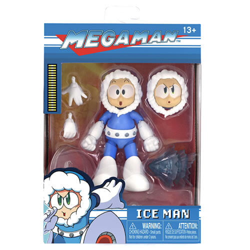 ロックマン ソフトフィギュア 未発売品 JADA TOYS ロックマン アイスマン 1/12スケール アクションフィギュア
