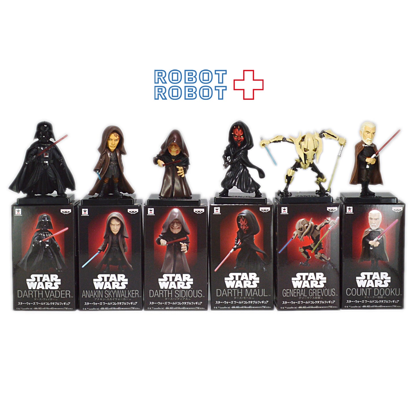 バンプレスト スター・ウォーズ ワールドコレクタブルフィギュア vol.1 ６種セット 開封