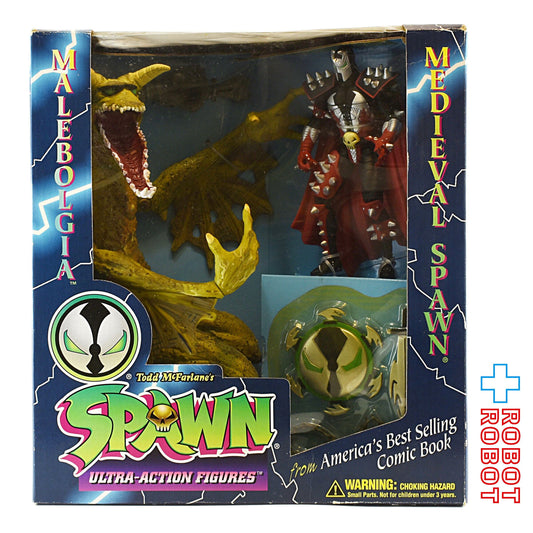 マクファーレン・トイズ スポーン メディーバル・スポーン vs マレボルギア ウルトラアクションフィギュア コレクターズギフトセット 開封品