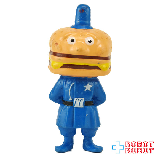 カナダのマクドナルド ビッグマックポリス メイドインカナダ ゴマ付 PVCフィギュア ハッピーミールトイ 1985