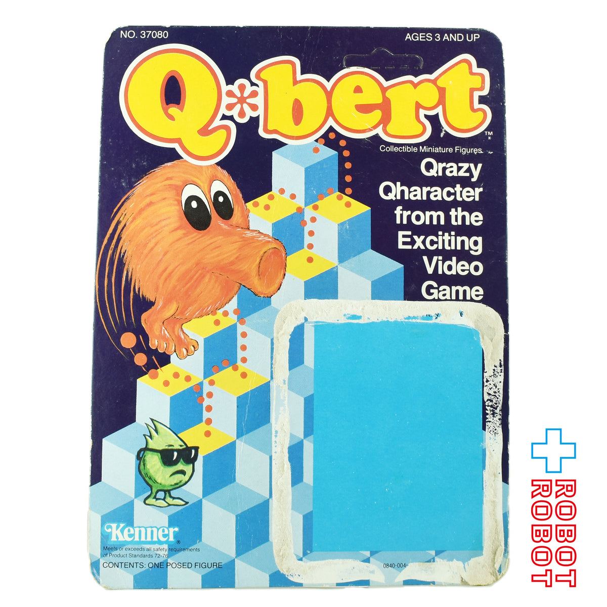 Q*bert キューバート PVCフィギュア カード台紙のみ