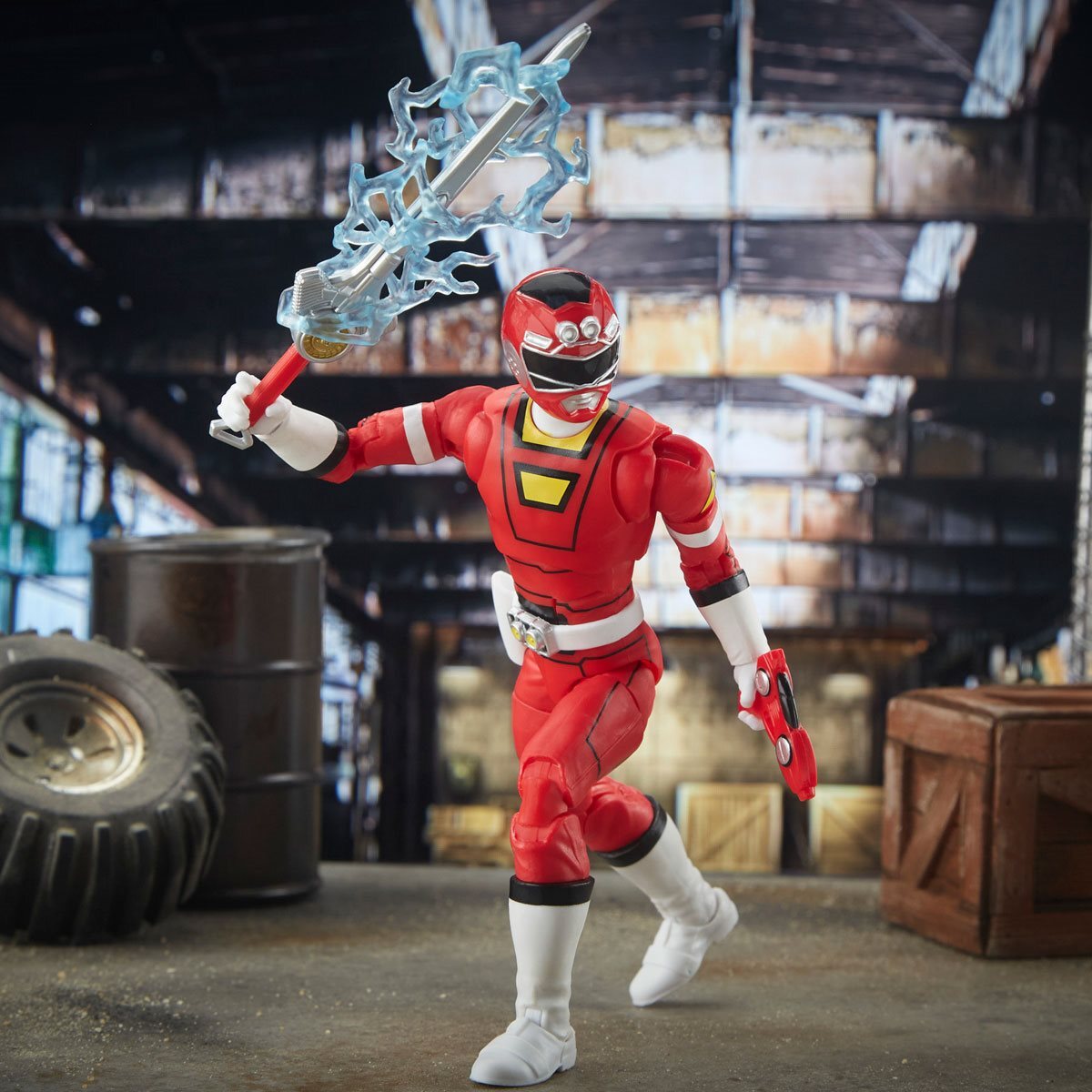 ハズブロ パワーレンジャー ライトニングコレクション ターボ レッドレンジャー（レッドレーサー） 6インチ アクションフィギュア 未開封