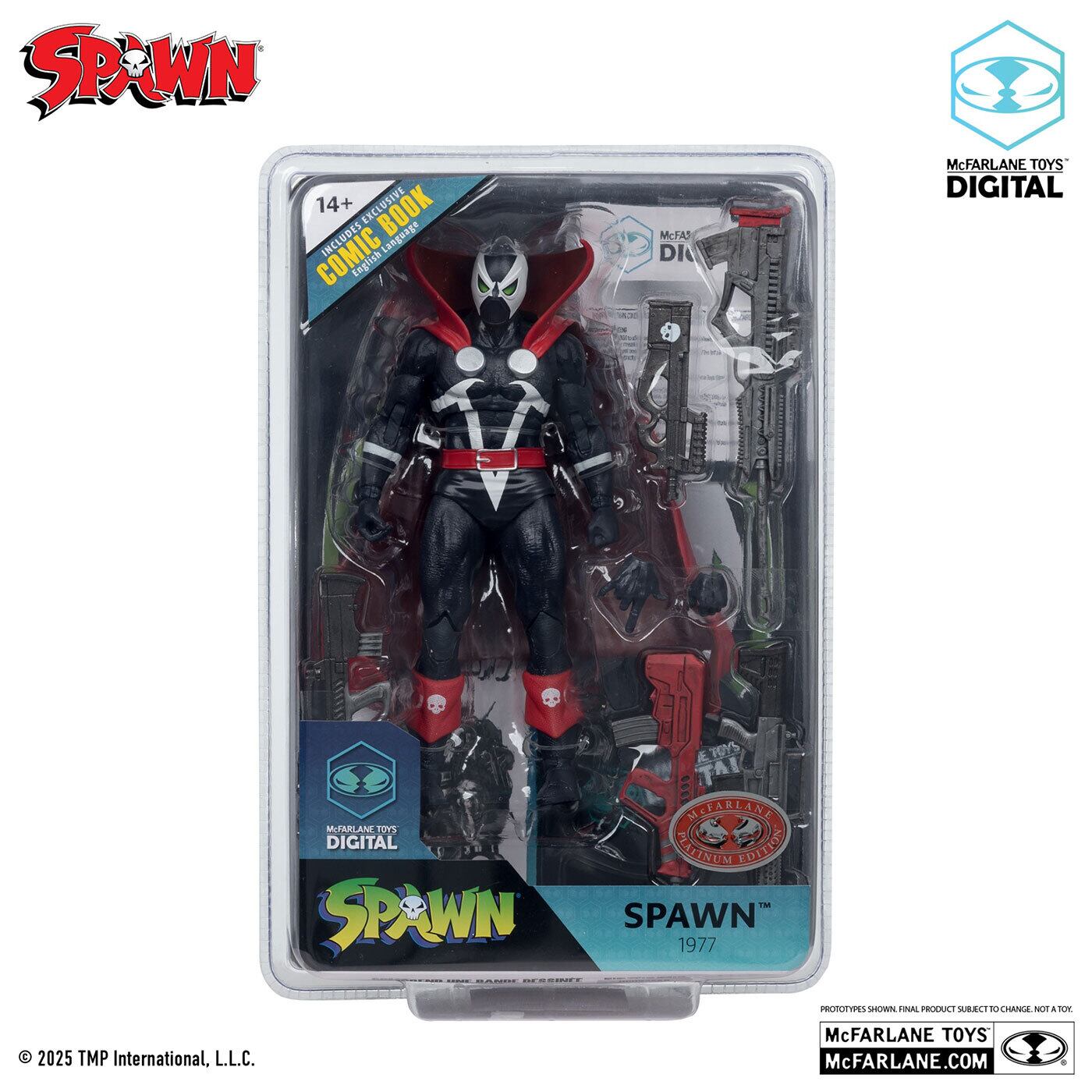 マクファーレン スポーン / スポーン77 (ブラック & レッド) レッド プラチナム エディション 7インチ アクションフィギュア 国内版 未開封