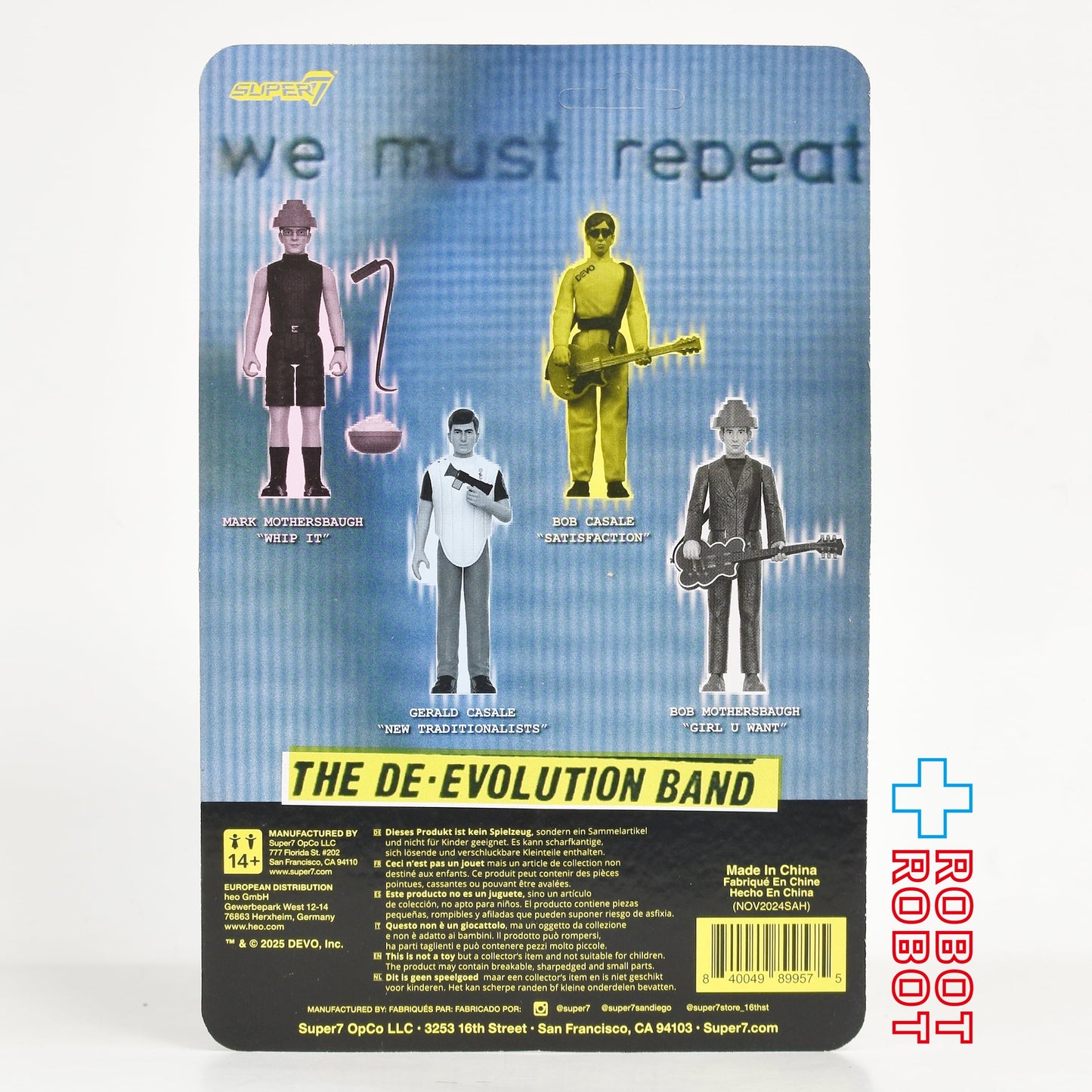 スーパー7 リ・アクション ディーボ ブージー・ボーイ　 ウェーブ5 3.75インチ アクションフィギュア 未開封