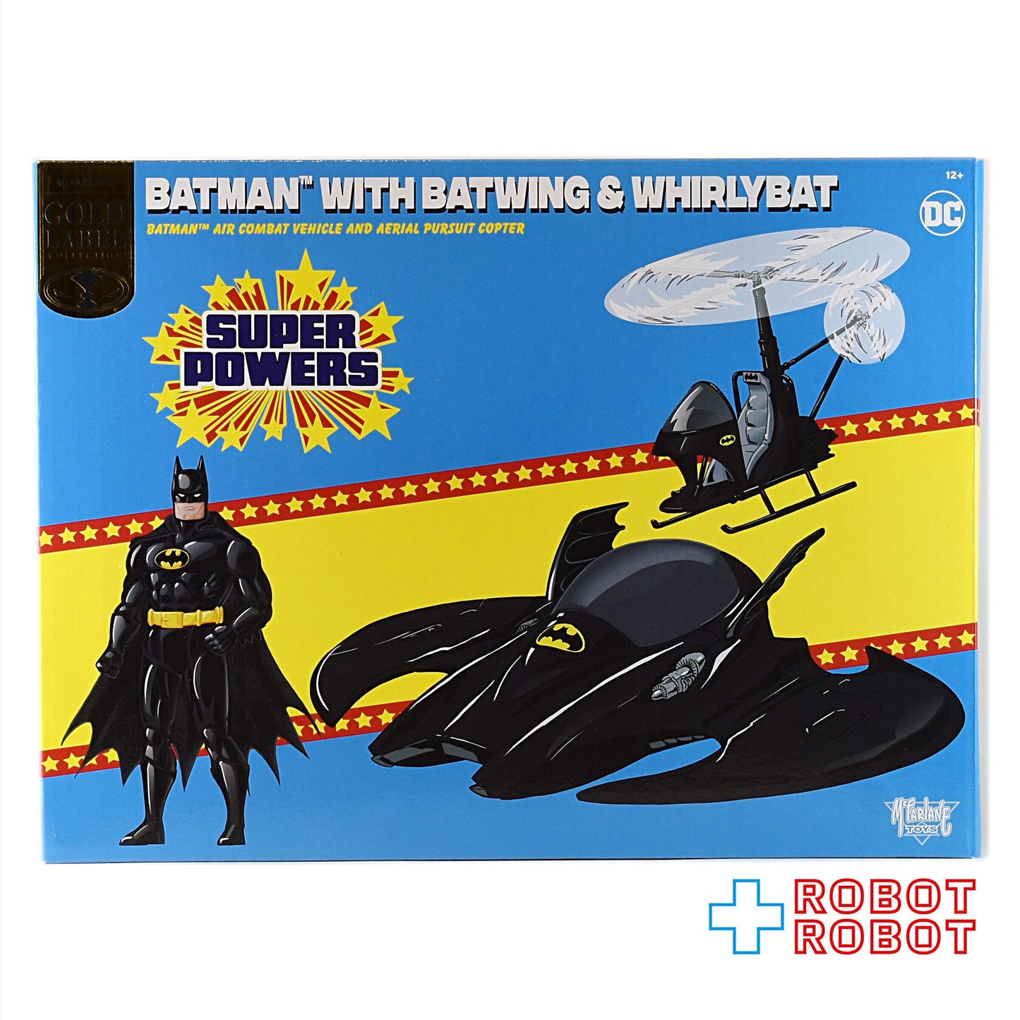マクファーレン・トイズ DCダイレクト DCスーパーパワーズ バットマン & バットウィング & ワーリーバット 4インチ ビークル 国内版 未開封