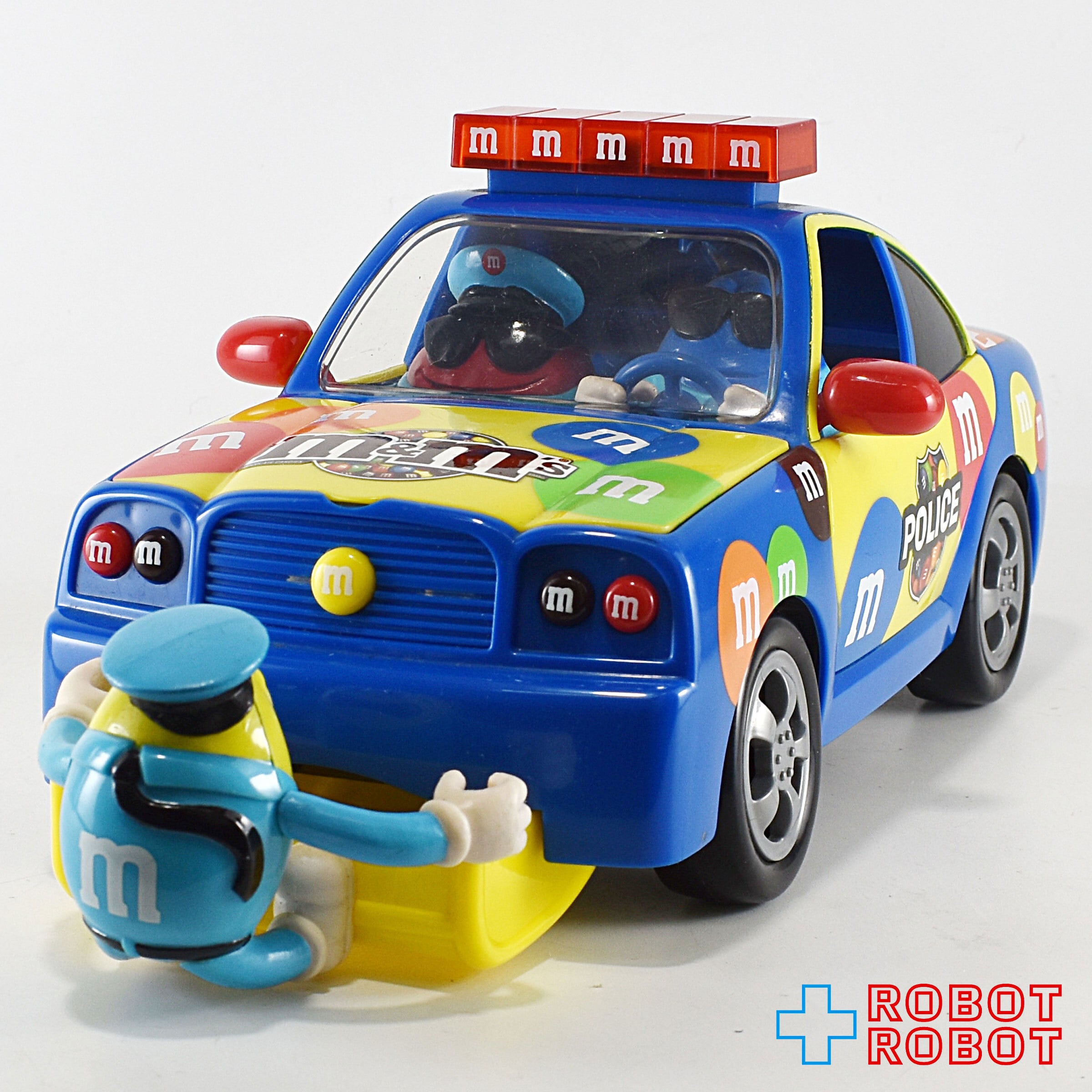 m&ms スロット M&M's サウンド＆ライト ポリスカー パトカー ディスペンサー
