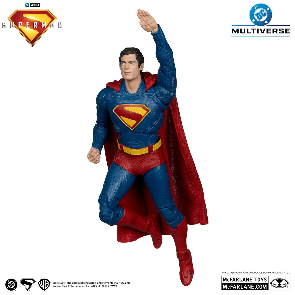 マクファーレン・トイズ DCマルチバース スーパーマン (2025) デラックス・シアトリカル・エディション スーパーマン & クリプト 7インチ アクションフィギュア 国内版 未開封