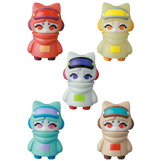 メディコム VAG Vinyl Artist Gacha [シリーズ33] デンシコネコ 全5種セット ４号店商品