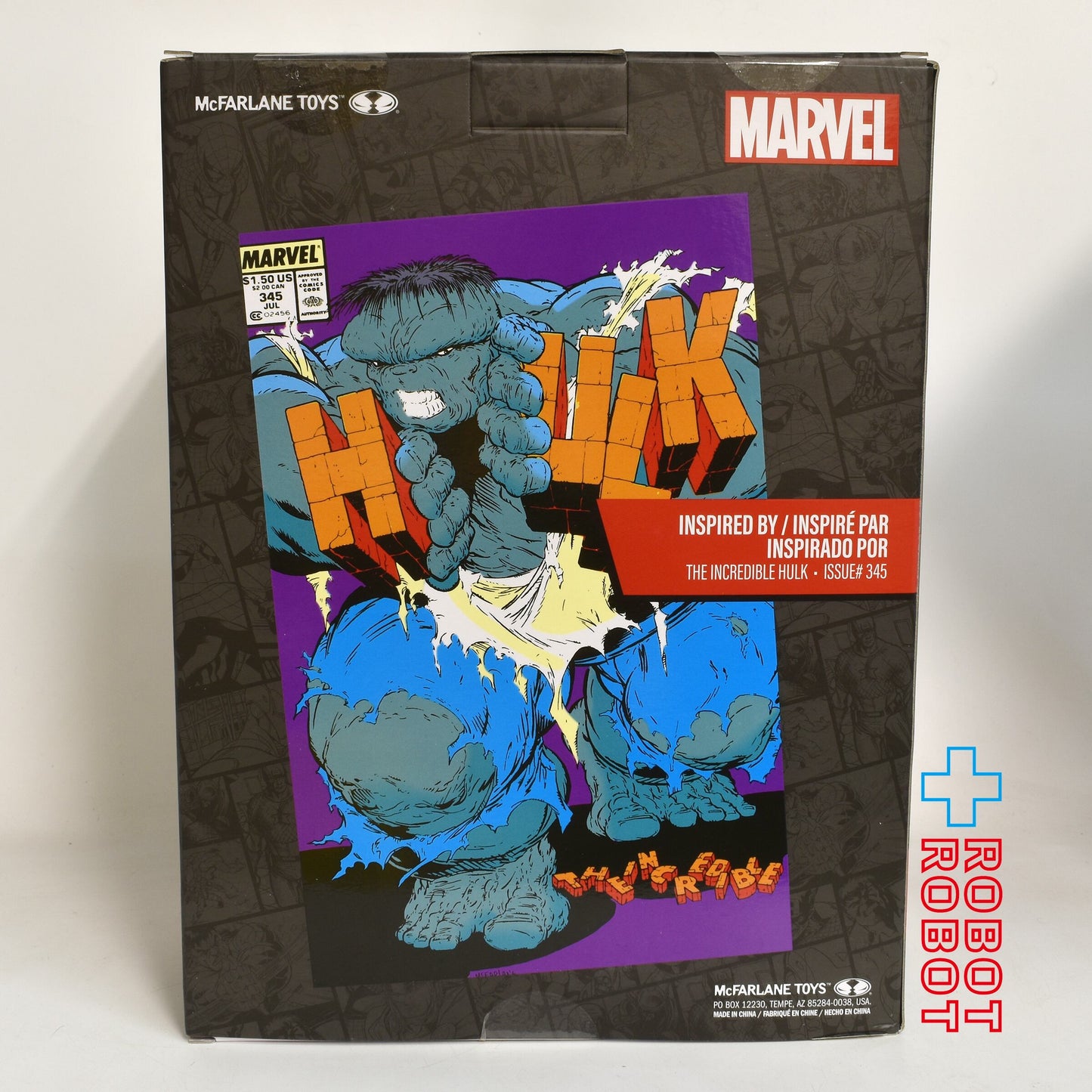 マクファーレン・トイズ マーベル シーン・フィギュア #003 インクレディブル・ハルク トッド・マクファーレン・トイズ／The Incredible Hulk Vol.1 #345 1/6 スタチューフィギュア 未開封