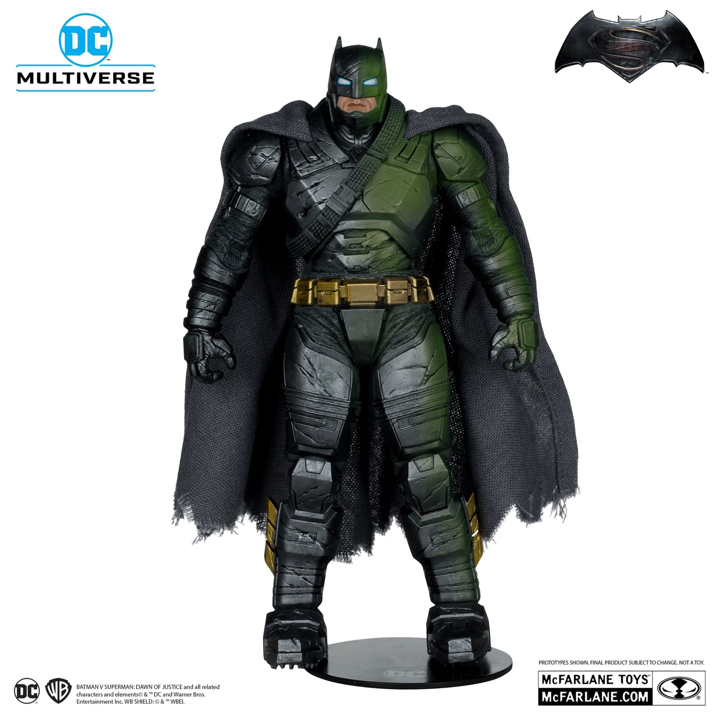 マクファーレン・トイズ DCマルチバース バットマン vs スーパーマン ジャスティスの誕生 アーマード・バットマン プラチナム・エディション 7インチ アクションフィギュア 未開封