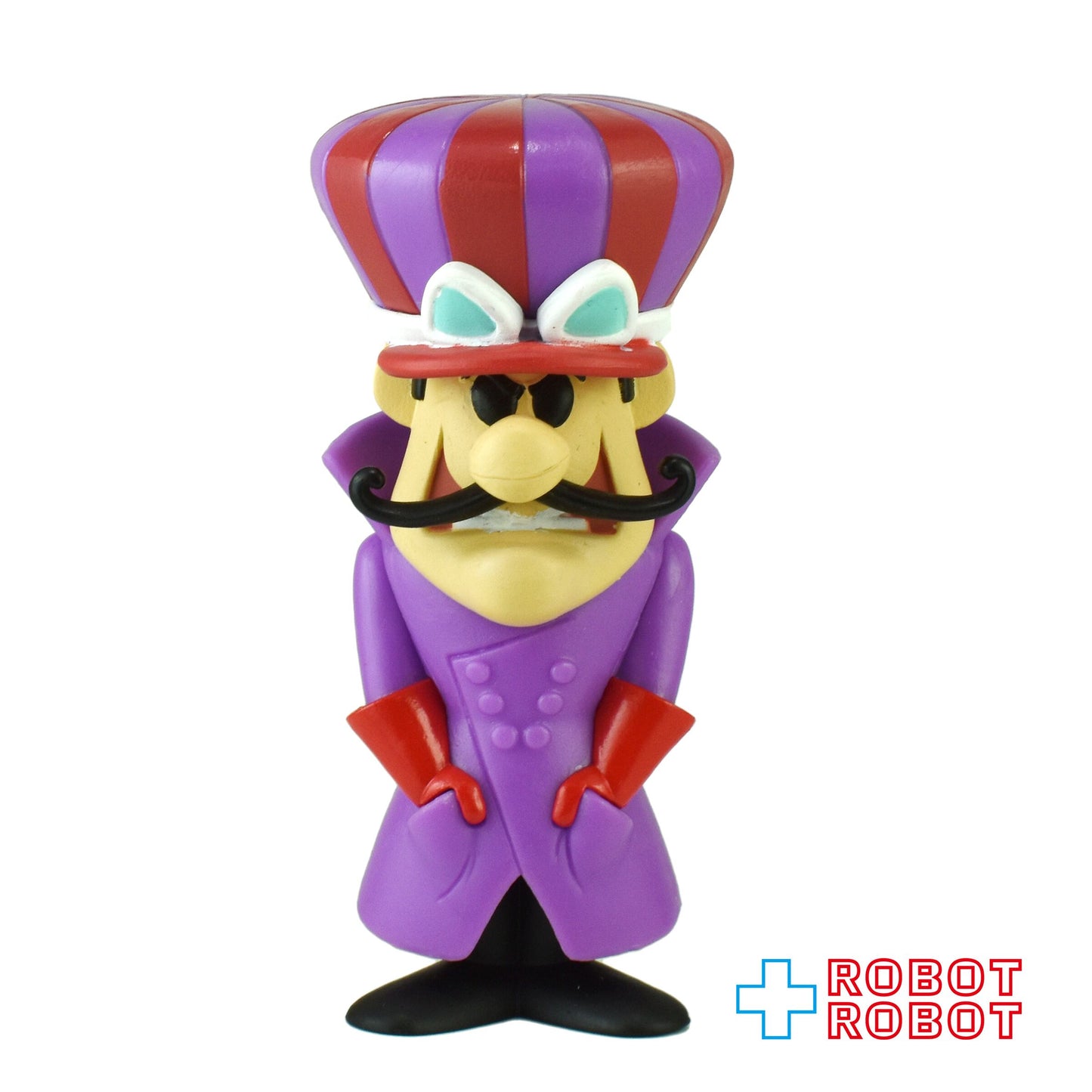 ファンコ SODA ソーダ缶 ハンナ・バーベラ チキチキマシン猛レース ディック・ダスタードリー ビニールフィギュア 缶入り