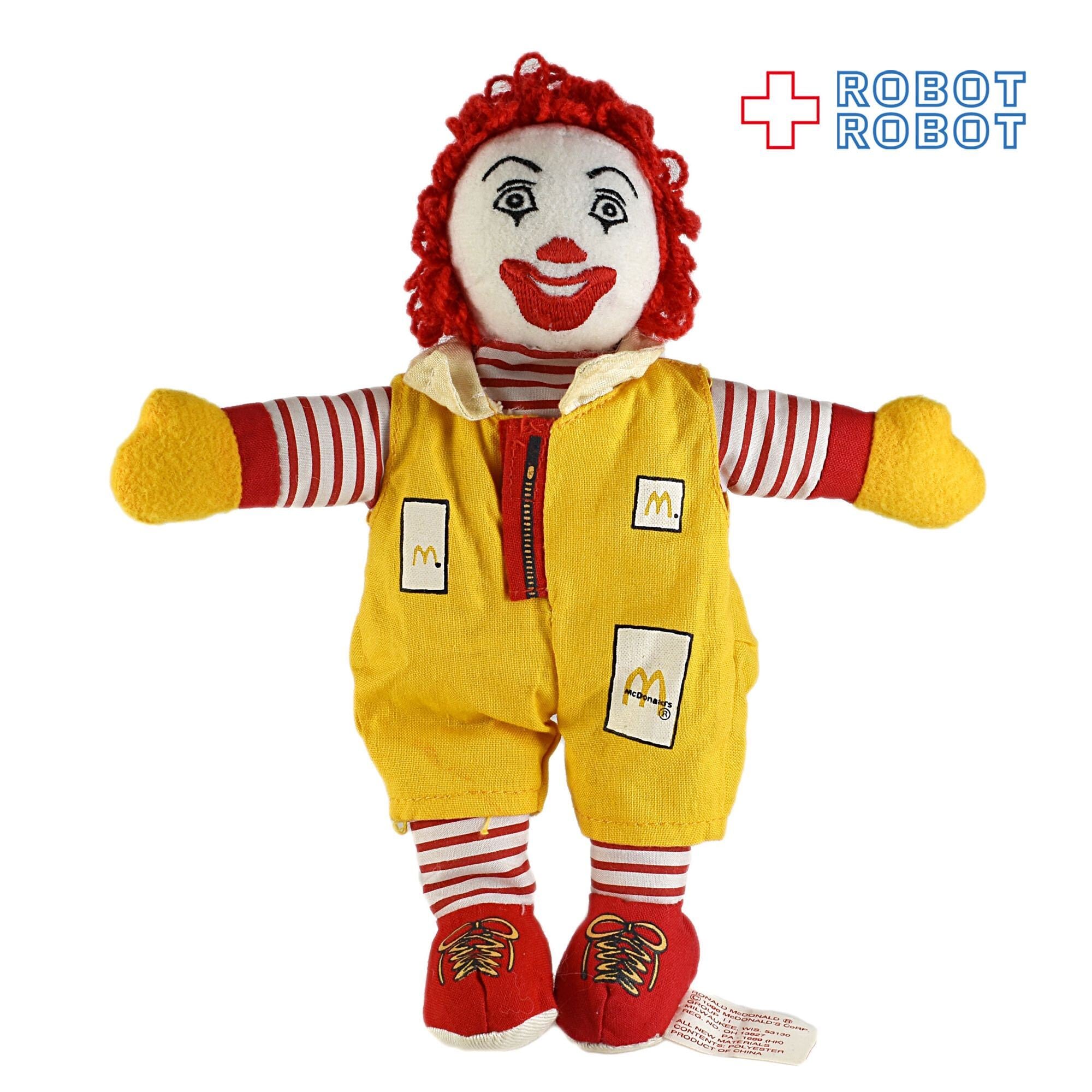 マクドナルド ロナルド ぬいぐるみ人形 1996 企業物 – ROBOTROBOT