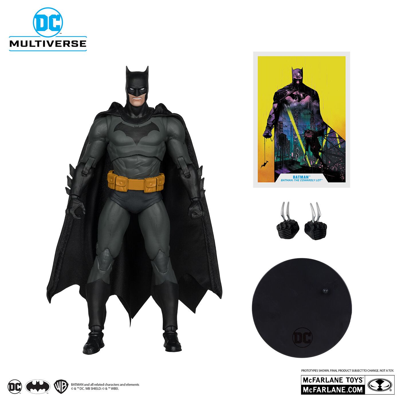 マクファーレン・トイズ DCマルチバース Batman The Cowardly Lot #320 バットマン (レッド・プラチナム・エディション) 7インチ アクションフィギュア 国内版 未開封