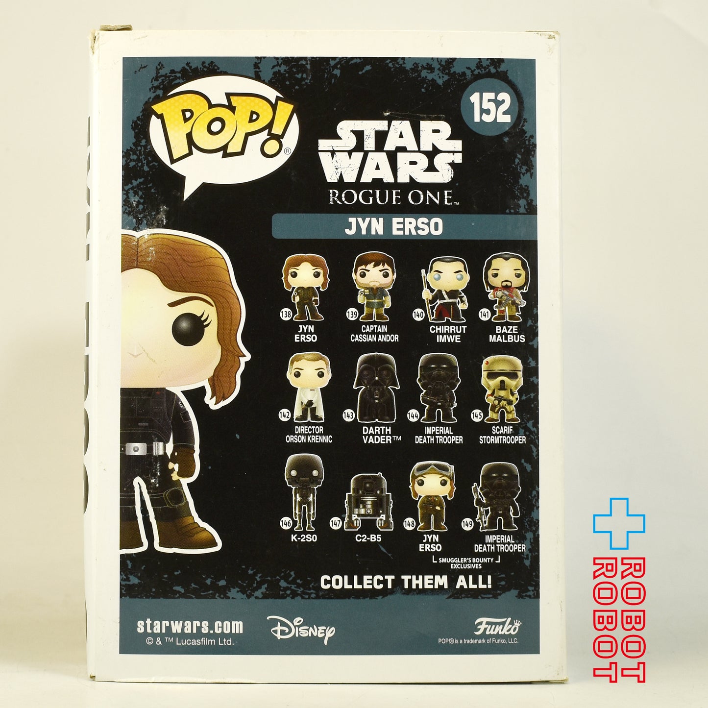 ファンコ POP! 152 スター・ウォーズ ローグ・ワン ジン・アーソ ビニールフィギュア 限定 US版