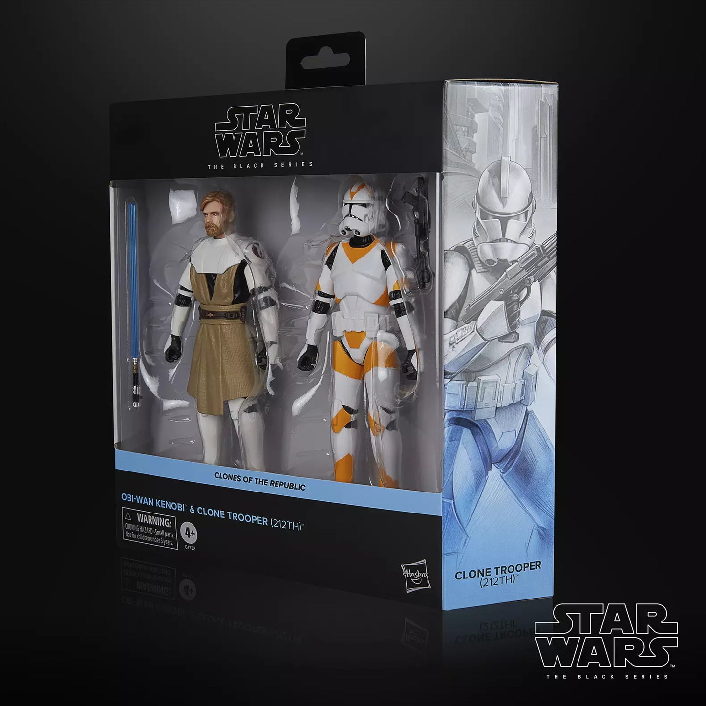 スター・ウォーズ ブラックシリーズ #CW03 オビ＝ワン・ケノービ & クローン・トルーパー (212大隊) 6インチフィギュア 国内版 未開封