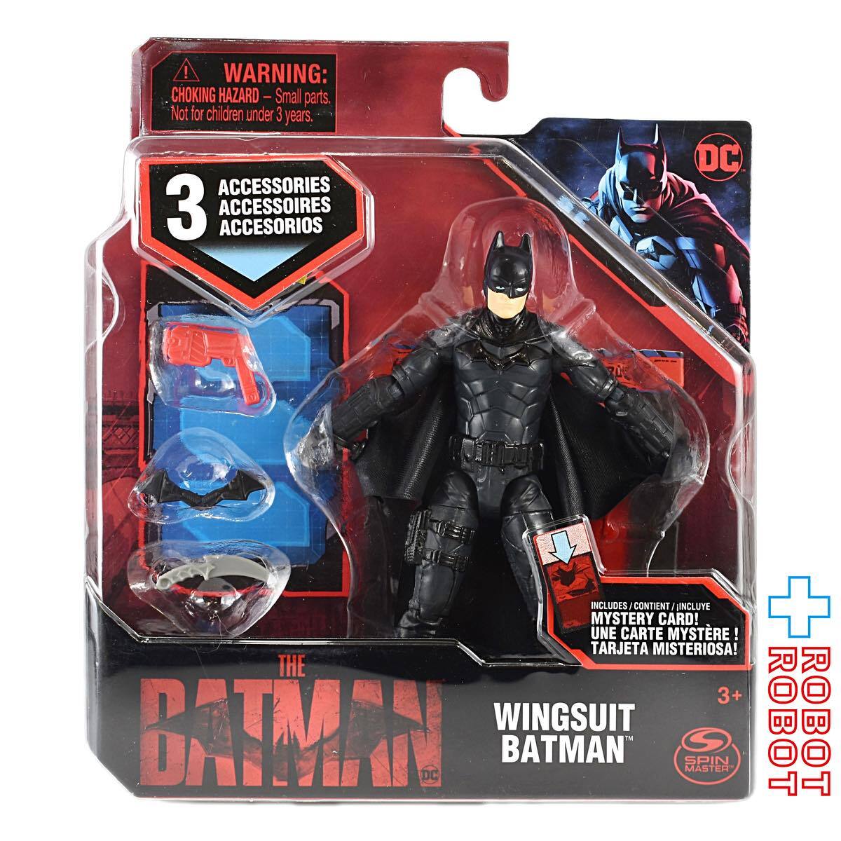 スピンマスター ザ・バットマン ウィングスーツ バットマン 映画シリーズ 4インチフィギュア 2022 US版 未開封