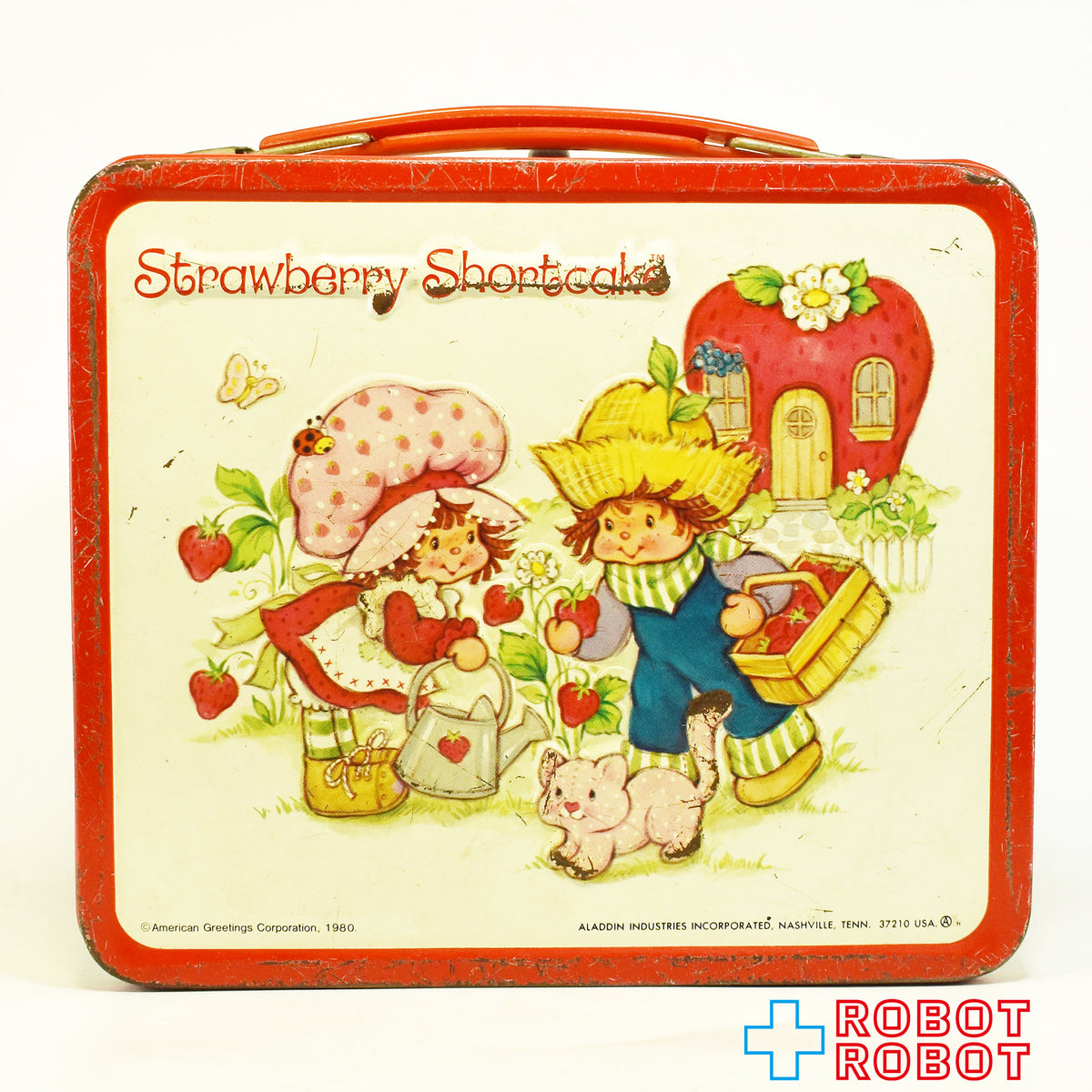 アラジン ストロベリーショートケーキ ランチボックス 水筒付