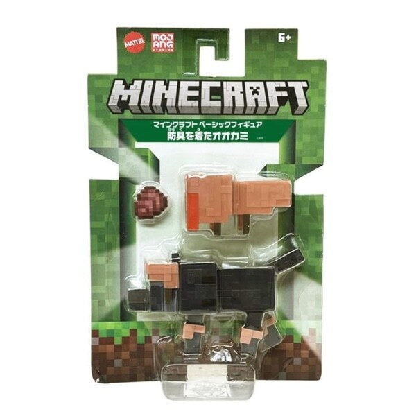 マテル マインクラフト JJR99 防具を着たオオカミ ベーシックフィギュア 未開封