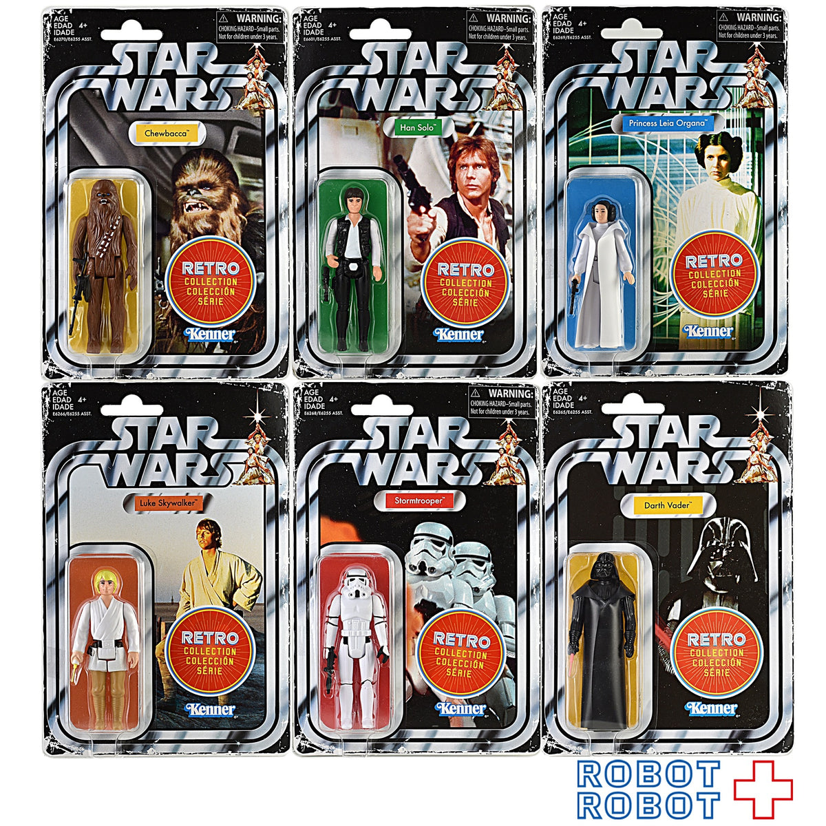 スター・ウォーズ レトロコレクション 6体セット MOC