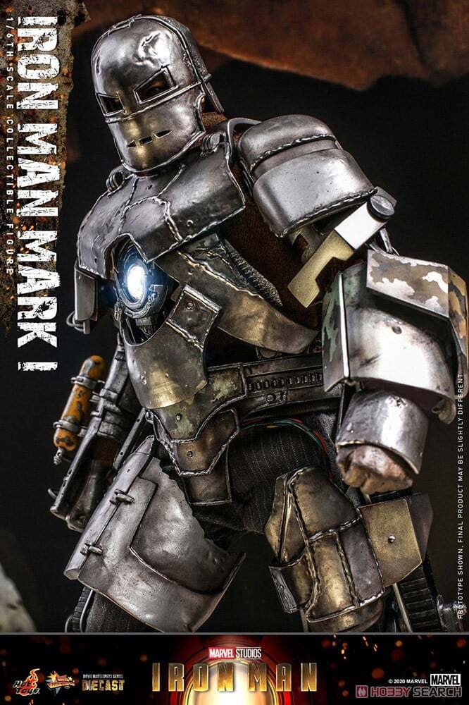 欠品あり：ホットトイズ ムービー・マスターピース MMS168 アイアンマン / アイアンマン マーク1 (2.0) 1/6 アクションフィギュア 開封箱入