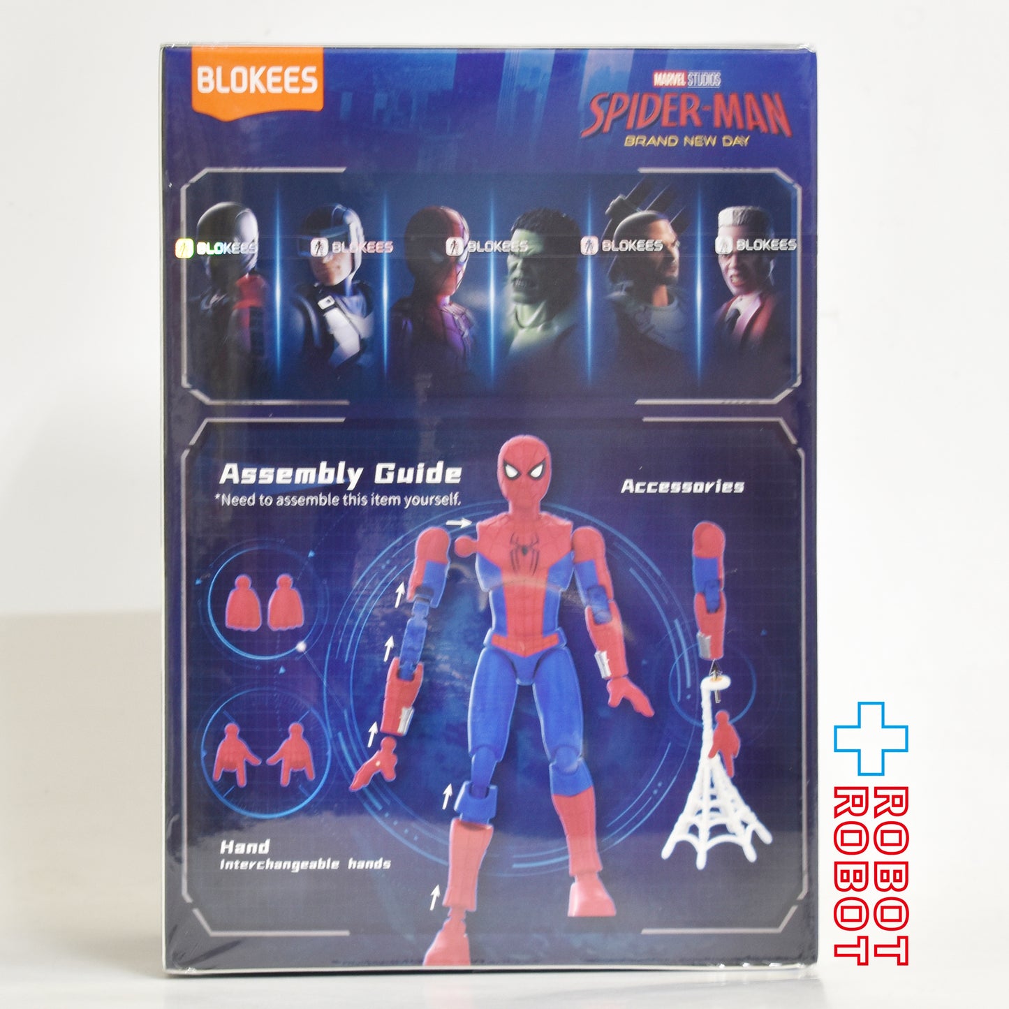 ブロッキーズ マーベル スパイダーマン ブランド・ニュー・デイ チャンピオンクラス・ライト バージョン 01 モデルキット 未開封