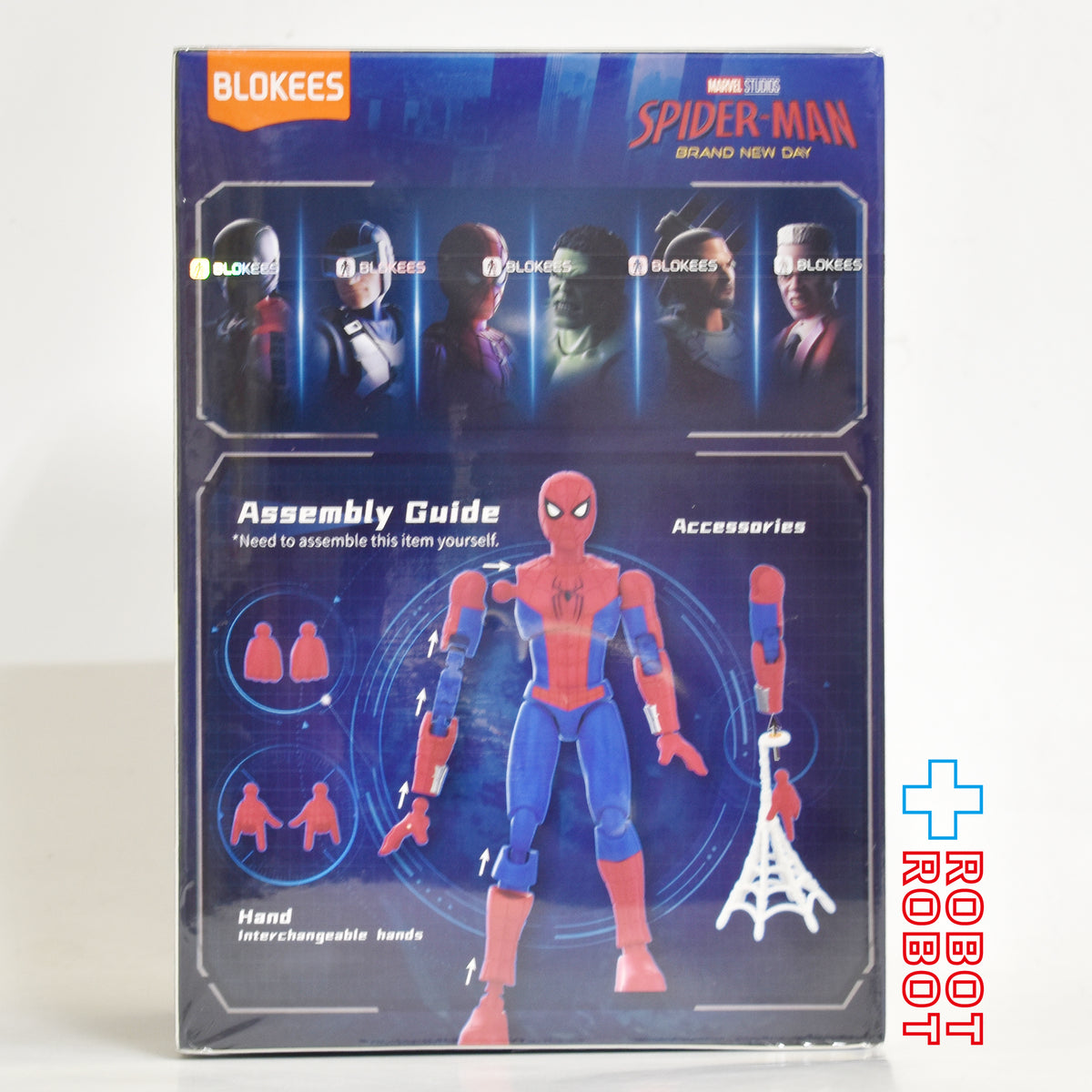 ブロッキーズ マーベル スパイダーマン ブランド・ニュー・デイ チャンピオンクラス・ライト バージョン 01 モデルキット 未開封
