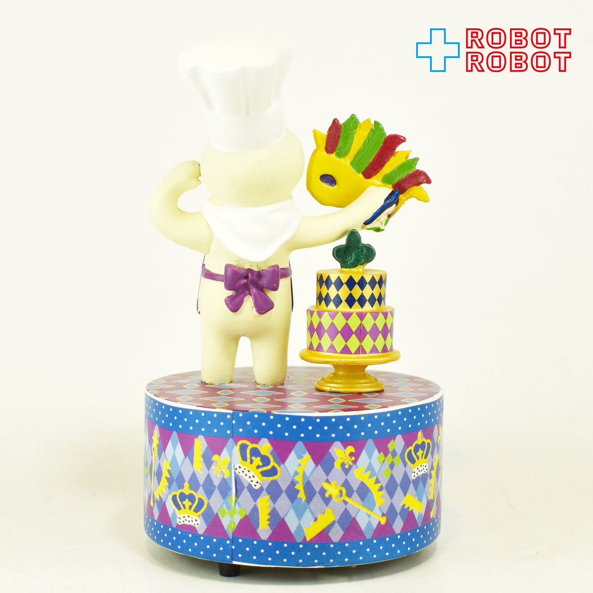 ピルズベリー ポッピンフレッシュ ドゥボーイ マルディグラ オルゴール フィギュアリン 2013 企業物