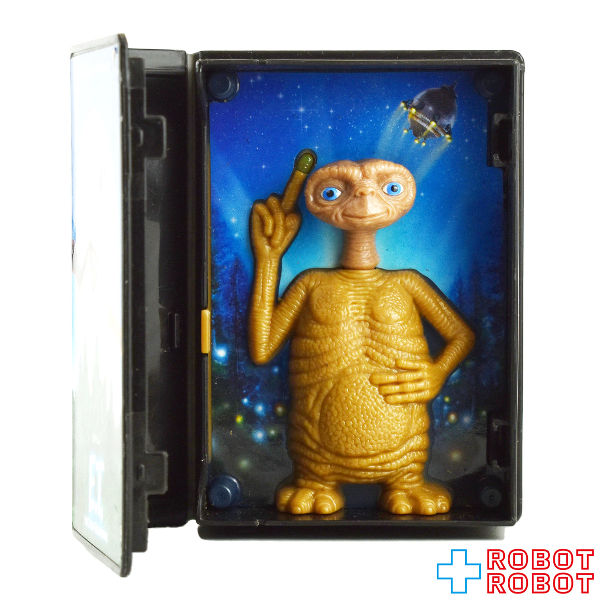 ウェンディーズ E.T. VHSケース ライト・アップ・フィギュア キッズミールトイ 2002 ※難有り 動作不可 点灯不可