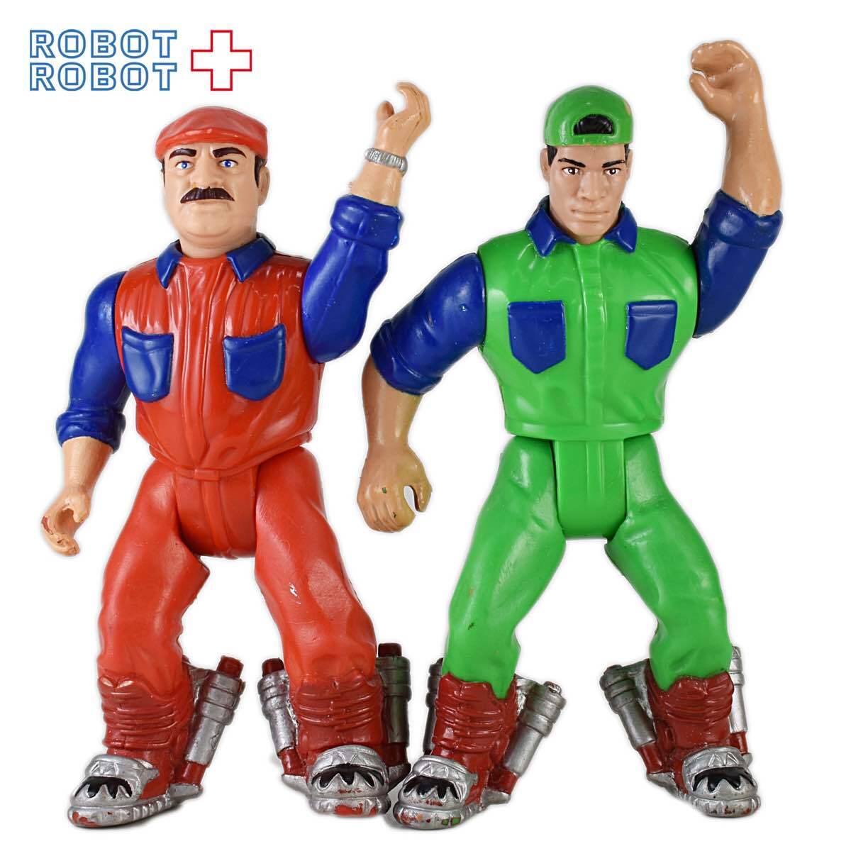 映画版 スーパーマリオ 魔界帝国の女神 マリオとルイージ アクションフィギュア ２体 1993 ERTL社