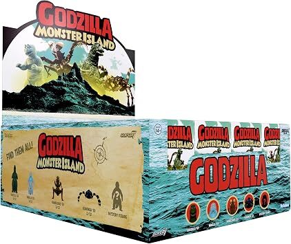 スーパー7 リ・アクション 東宝ゴジラ怪獣 モンスターアイランド ブラインドボックス ウェーブ13 3.75インチ アクションフィギュア 未開封