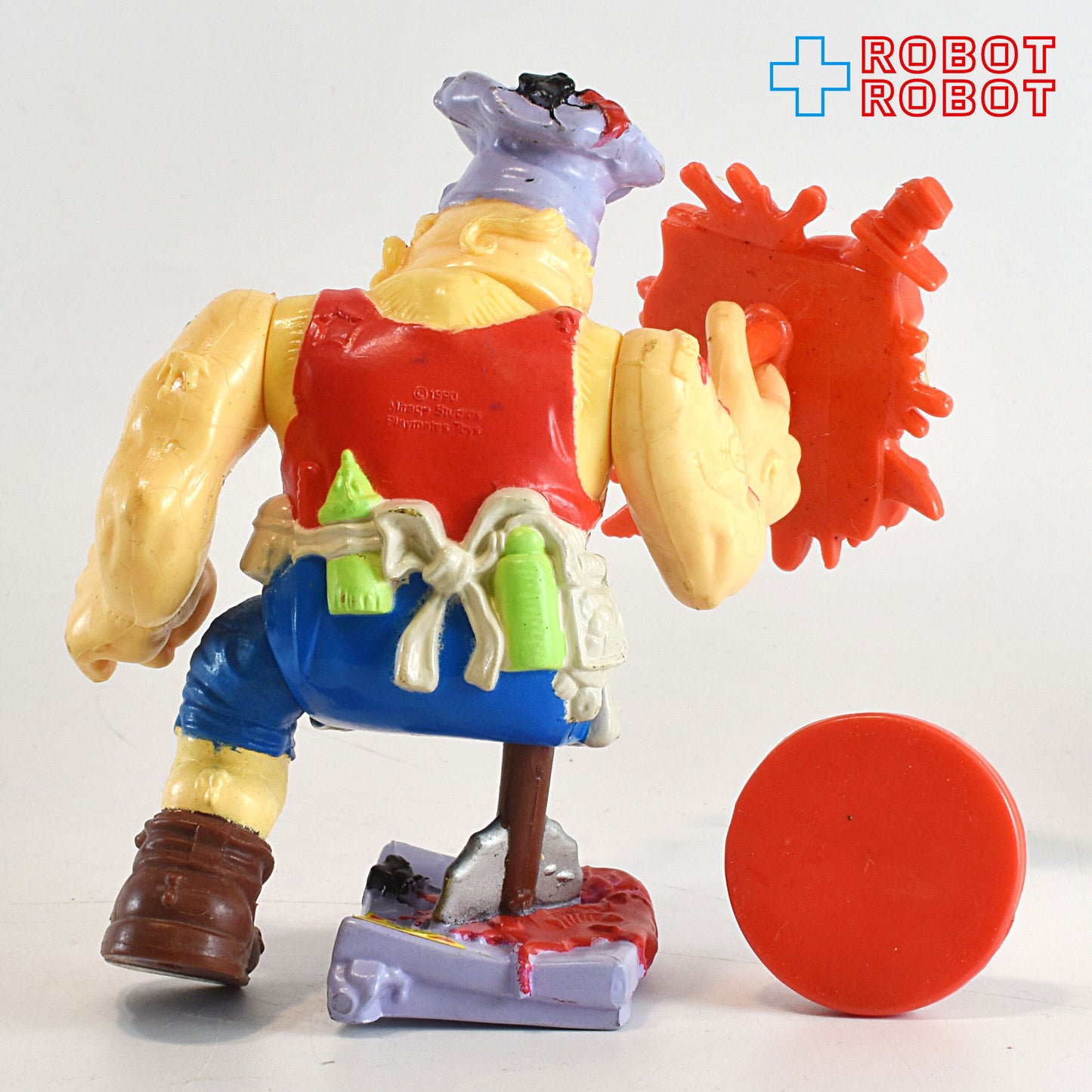 プレイメイツ ティーンエイジ・ミュータント・ニンジャ・タートルズ TMNT ピザフェイス アクションフィギュア ルース完品