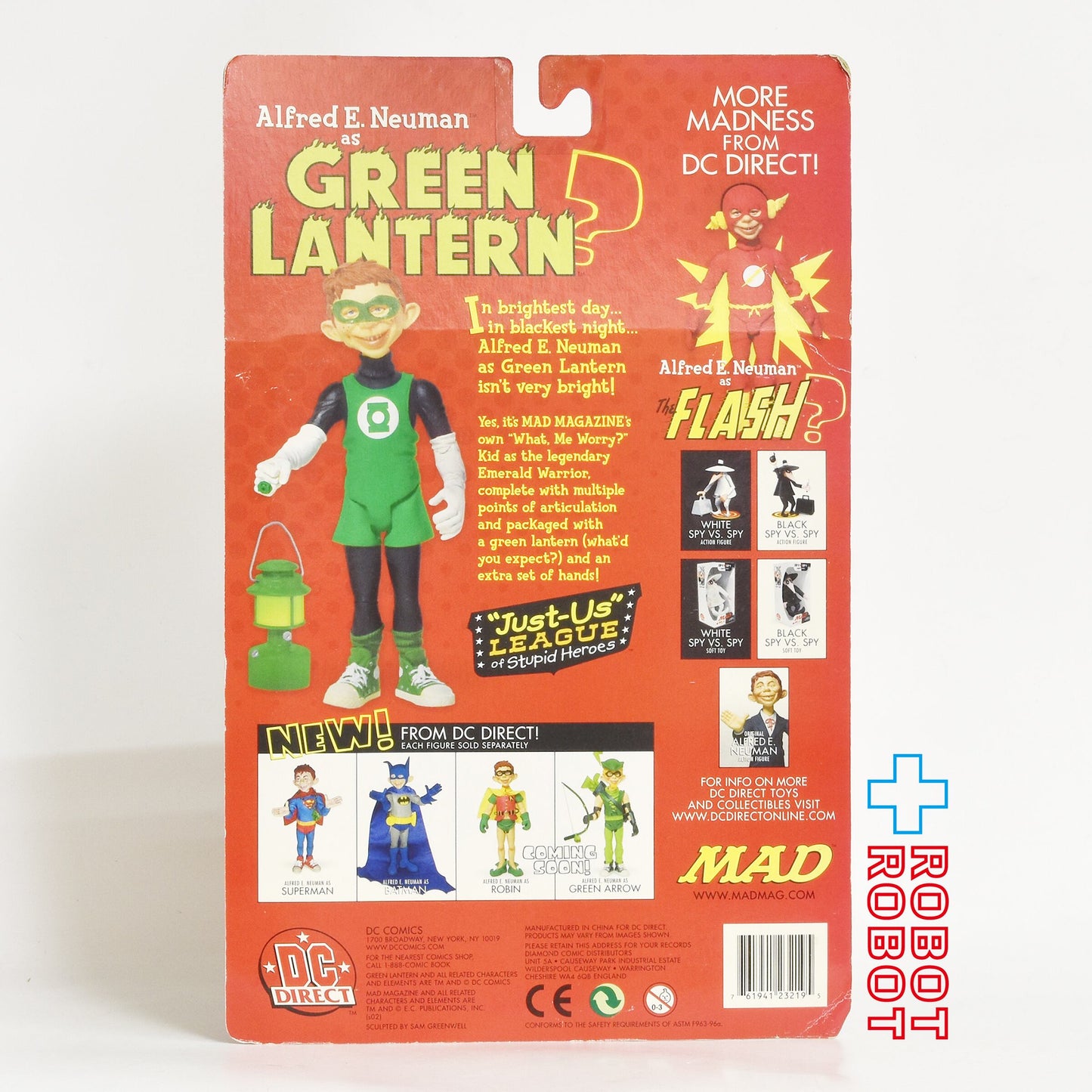 DCダイレクト マッドマガジン アルフレッド・E・ニューマン グリーン・ランタン アクションフィギュア 未開封
