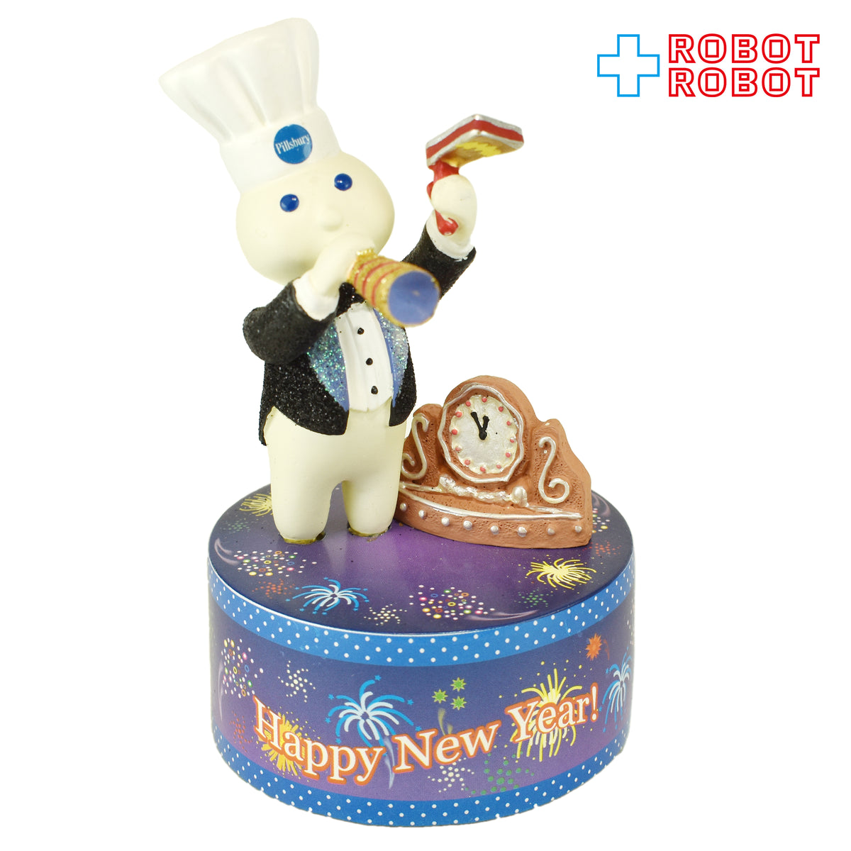 ピルズベリー ポッピンフレッシュ ドゥボーイ ハッピーニューイヤー オルゴール フィギュアリン 2013 企業物
