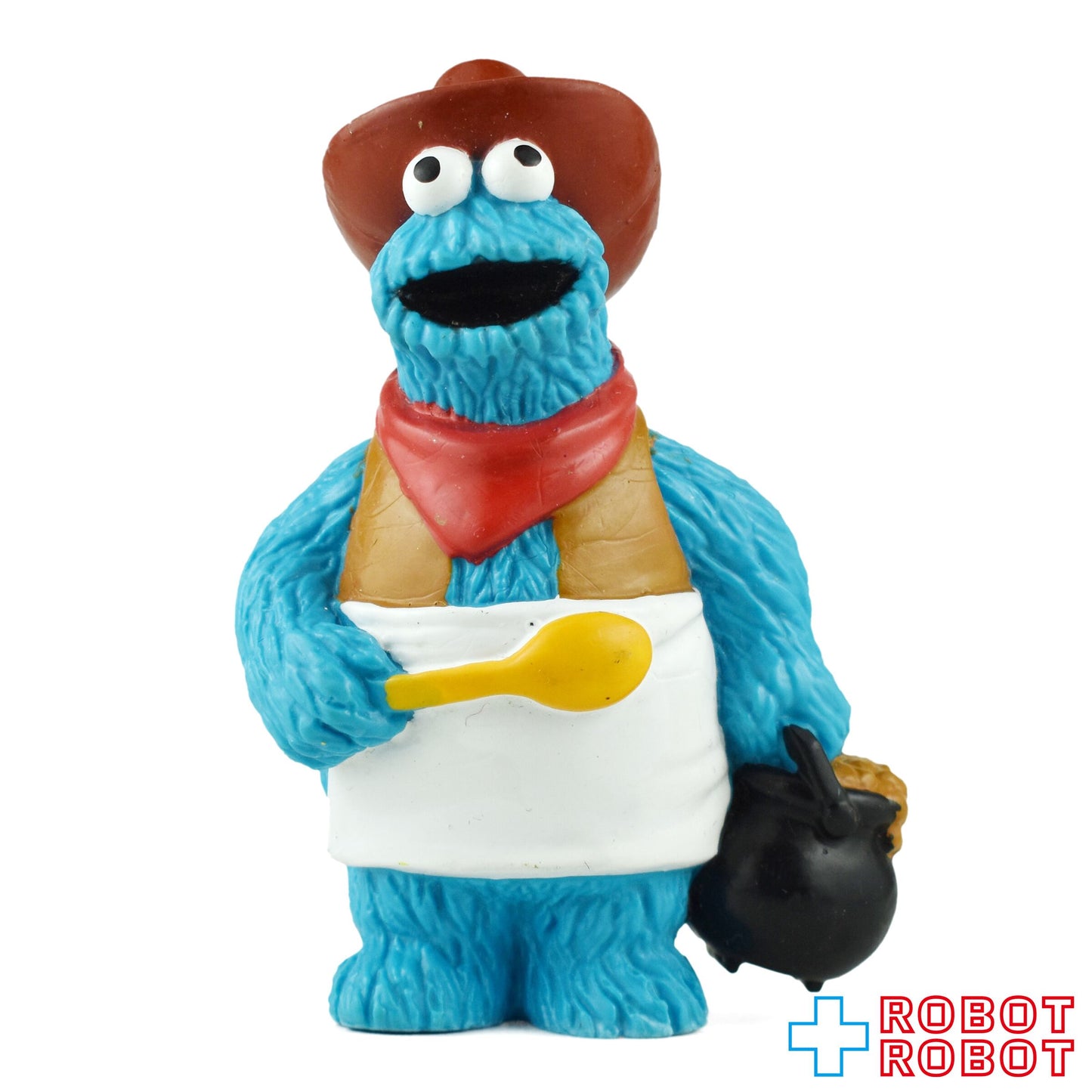 アプローズ社 セサミストリート クッキー・モンスター カウボーイと食事 PVCフィギュア