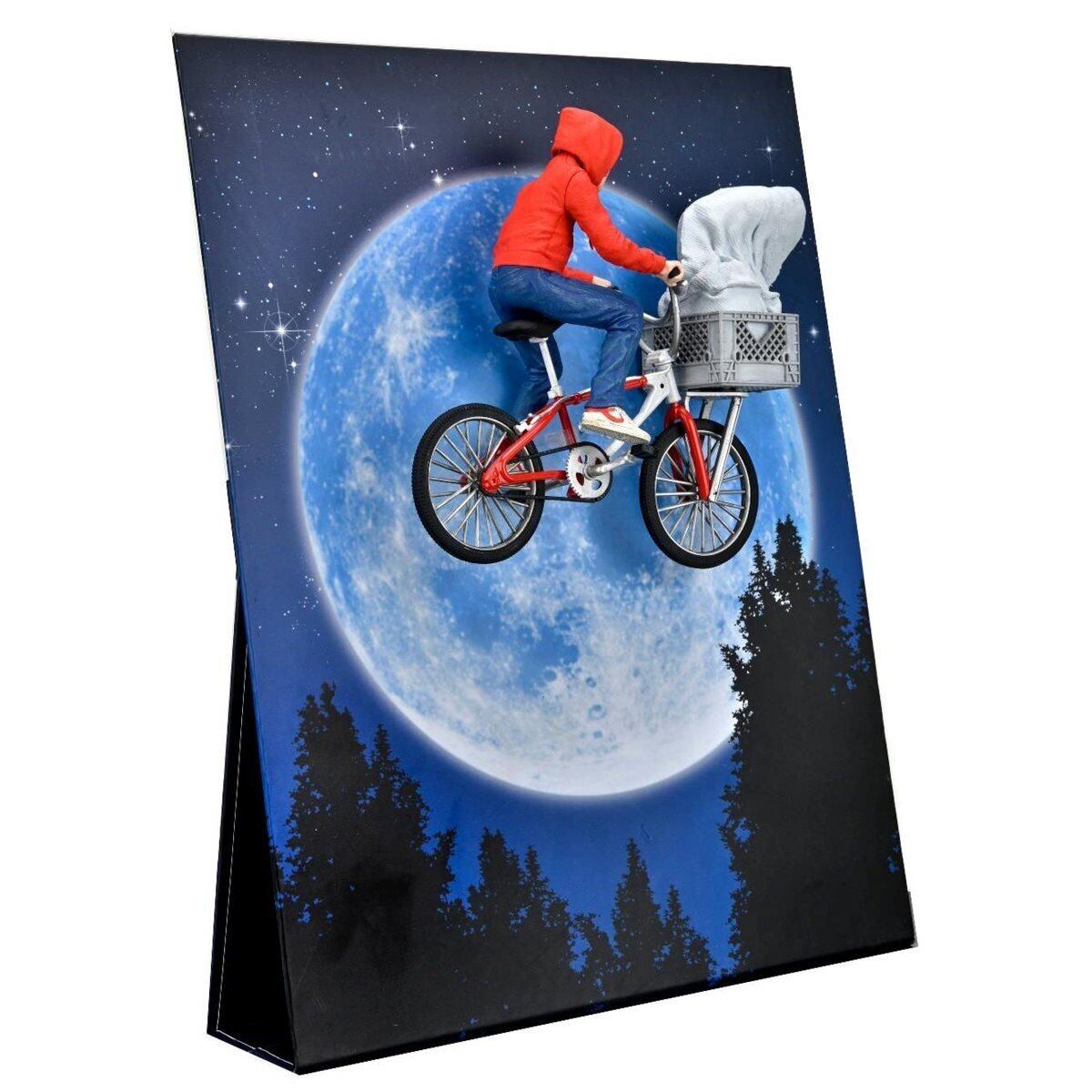 NECA エリオットとE.T. 自転車 7インチ アクションフィギュア 未開封