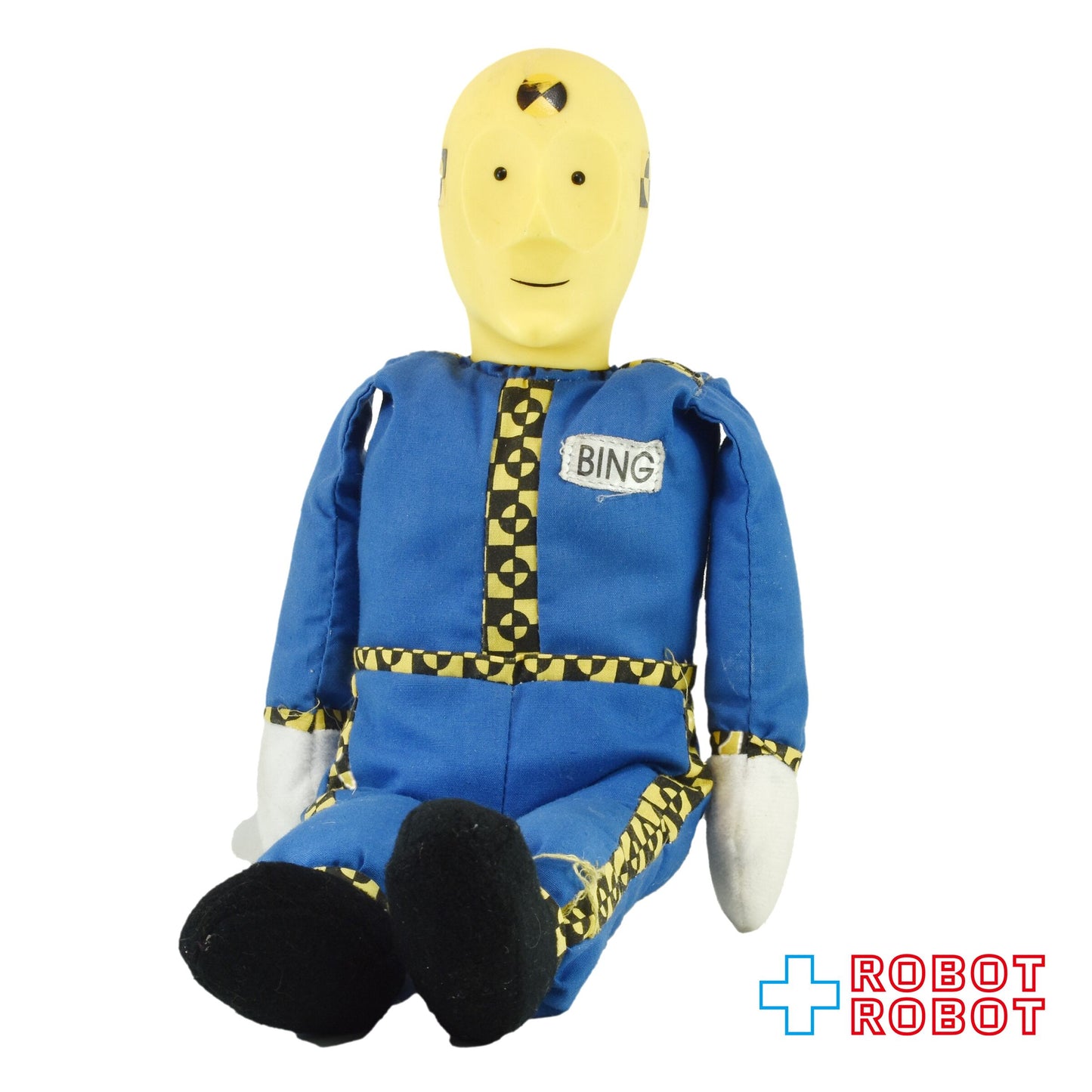 クラッシュダミーズ ビング ソフビ顔ぬいぐるみ人形 30センチ 1992