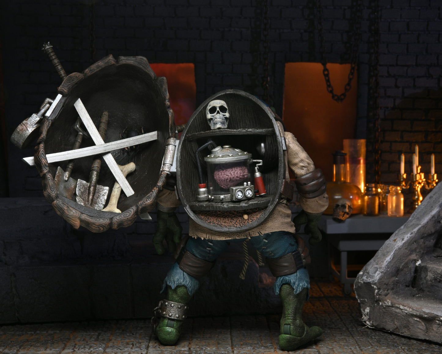 ネカ TMNT タートルズ ユニバーサル・モンスター レオナルド as ハンチバック アルティメット 7インチ アクションフィギュア 未開封