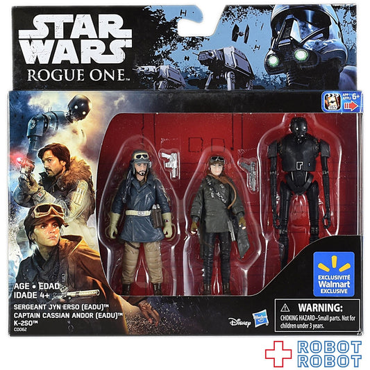 スター・ウォーズ ローグ・ワンジン・アーソ ＆ キャシアン & K-2SO 3.75インチ  3パック アクションフィギュア 未開封