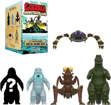 スーパー7 リ・アクション 東宝ゴジラ怪獣 モンスターアイランド ブラインドボックス ウェーブ13 3.75インチ アクションフィギュア 未開封