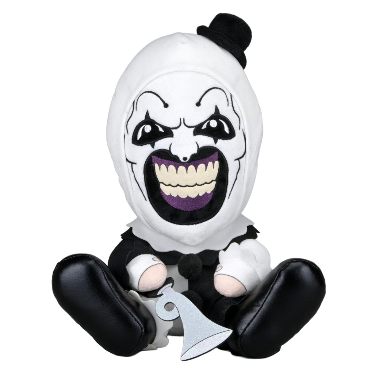 キッドロボット Terrifier テリファー アート・ザ・クラウン 13インチ プラッシュ ぬいぐるみ人形 紙タグ付き
