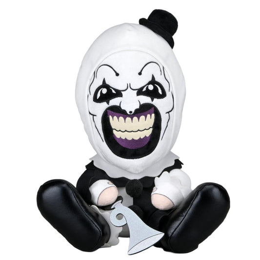 キッドロボット Terrifier テリファー アート・ザ・クラウン 13インチ プラッシュ ぬいぐるみ人形 紙タグ付き