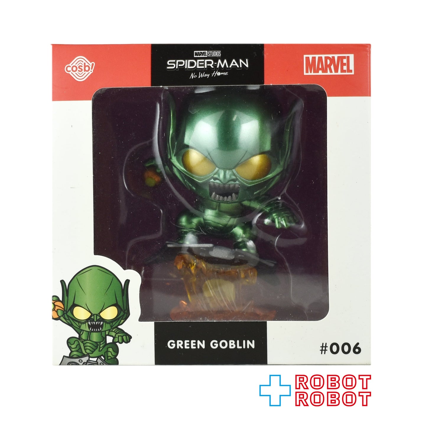 ホットトイズ コスビ マーベル・コレクション #006 スパイダーマン ノー・ウェイ・ホーム グリーン・ゴブリン ミニフィギュア 未開封
