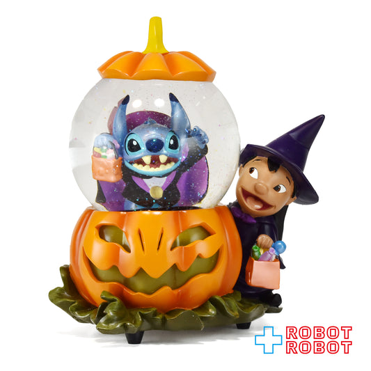 ディズニーオークションズ リロ & スティッチ ハロウィン スノーグローブ 箱入 ※不可動