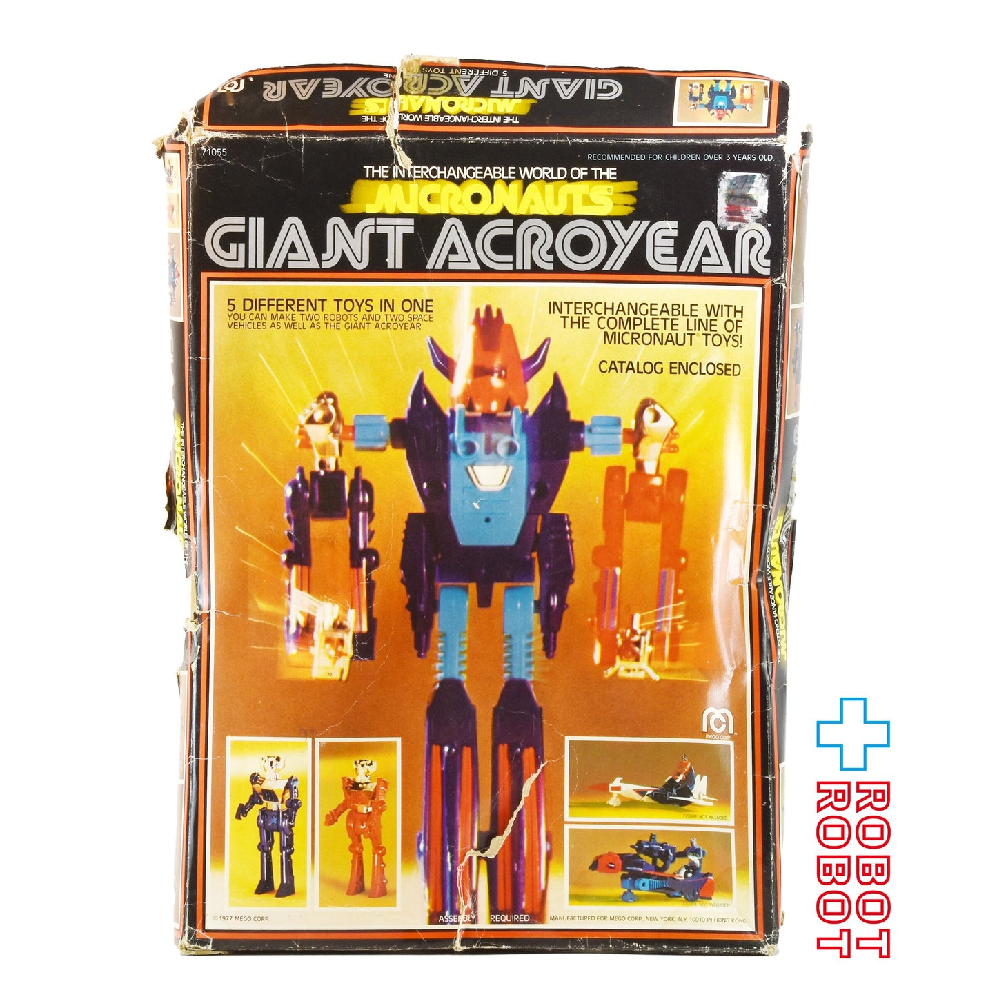 ⚫️MEGO マイクロノーツ ジャイアントアクロイヤー フィギュア ミクロマン 箱入り ※パーツ欠品あり ♦︎１号店商品