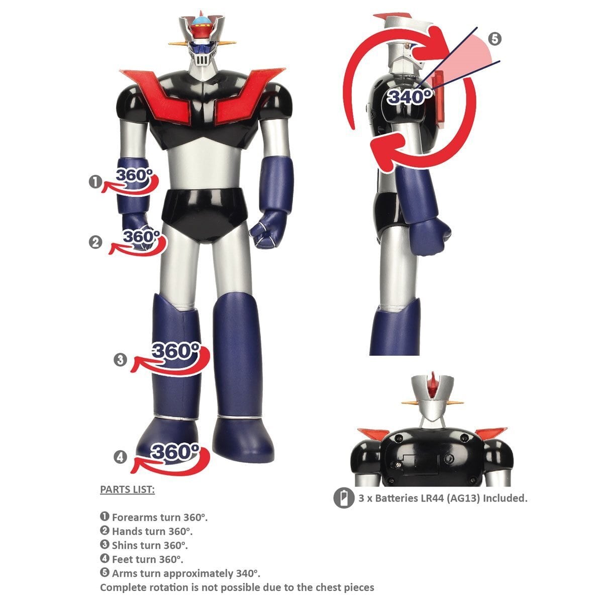 SDトイ マジンガーZ 12インチ with ライト 未開封 – ROBOTROBOT