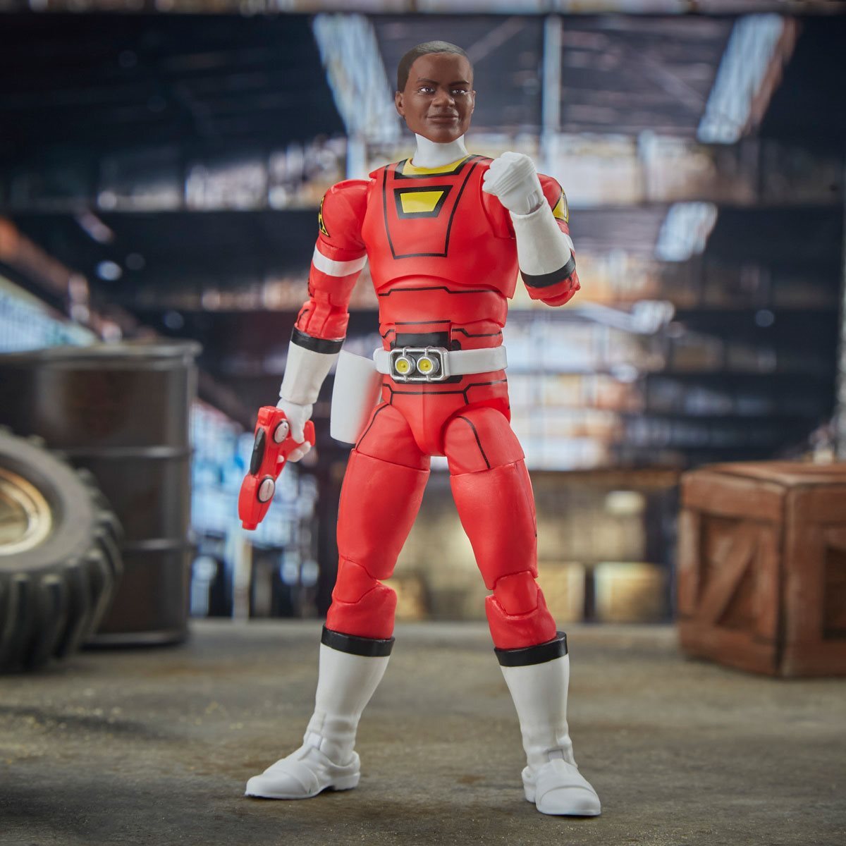 ハズブロ パワーレンジャー ライトニングコレクション ターボ レッドレンジャー（レッドレーサー） 6インチ アクションフィギュア 未開封