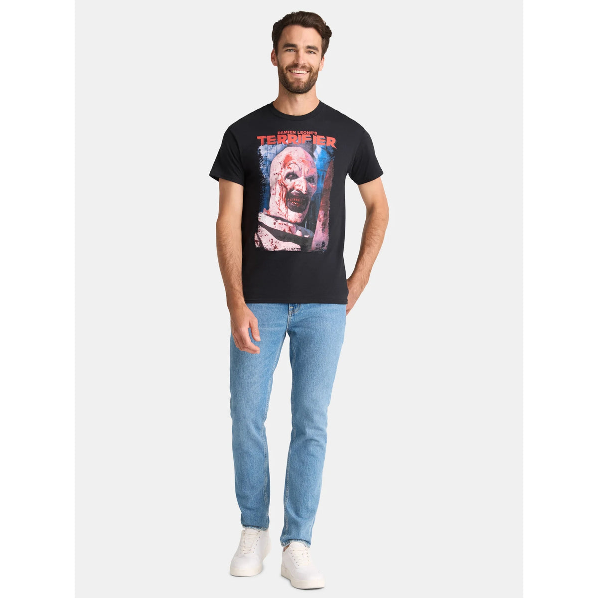 Terrifier テリファー アート・ザ・クラウン グラフィック Tシャツ ブラック Lサイズ