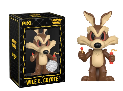 スリルジョイ PIX ピックス ルーニー・テューンズ ワイリー・コヨーテ ビニールフィギュア 箱付 ※難あり