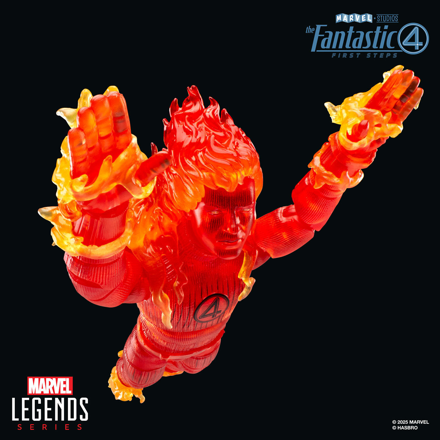 マーベルレジェンド ファンタスティック4 ファーストステップ ヒューマン・トーチ 6インチ アクションフィギュア 国内版 未開封
